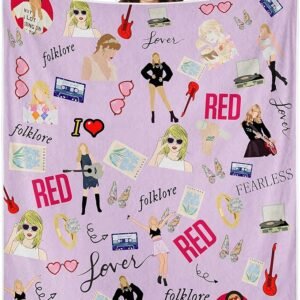 Singer Blanket Super Soft Flannel Throws Blanket, Gift Blanket for Music Lovers, Lightweight and Comfortable, Warm and Breathable, Suitable for All Seasons 60"X40"
