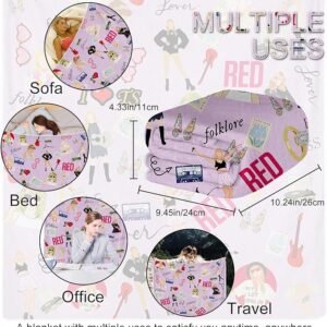Singer Blanket Super Soft Flannel Throws Blanket, Gift Blanket for Music Lovers, Lightweight and Comfortable, Warm and Breathable, Suitable for All Seasons 60"X40"